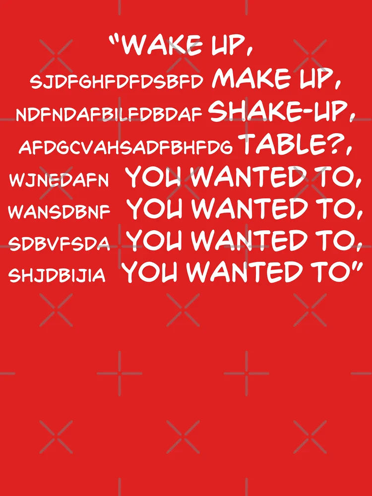 Chop Suey Parody Lyrics Classic T-Shirt