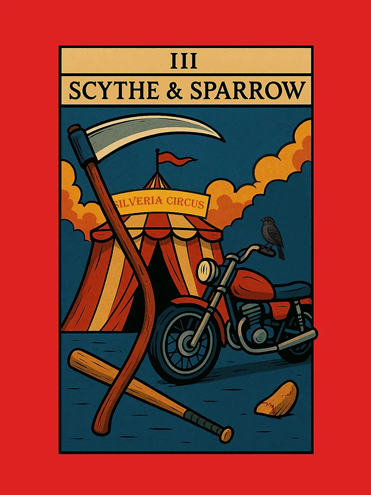 Scythe and Sparrow Tarot Card Classic T-Shirt