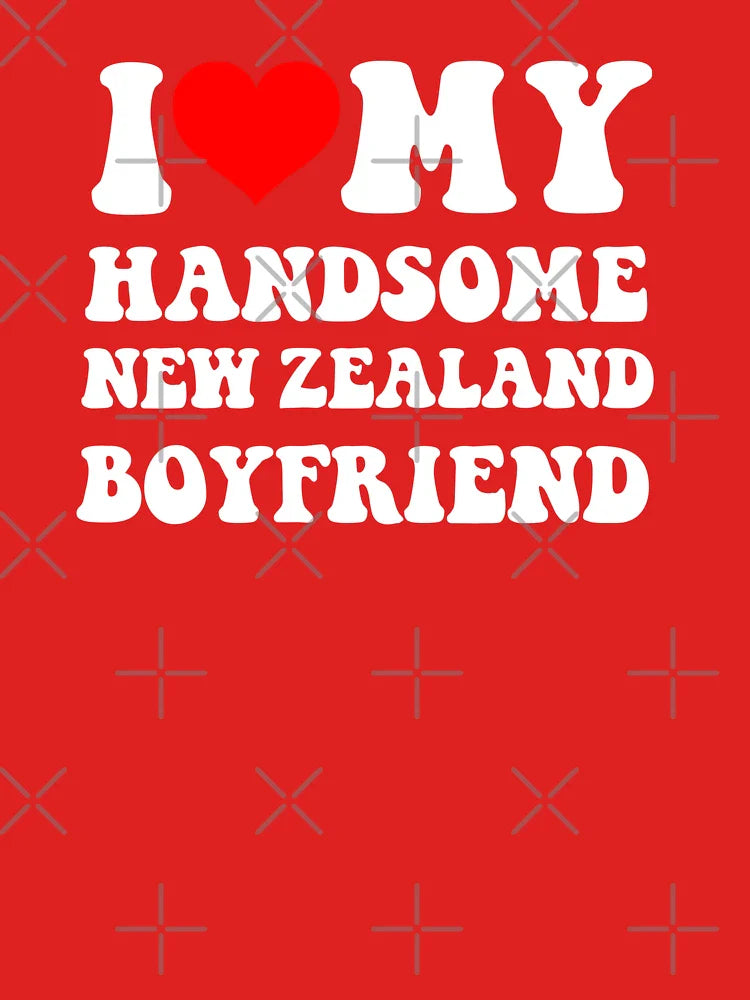 I Heart My Handsome New Zealand Boyfriend Classic T-Shirt