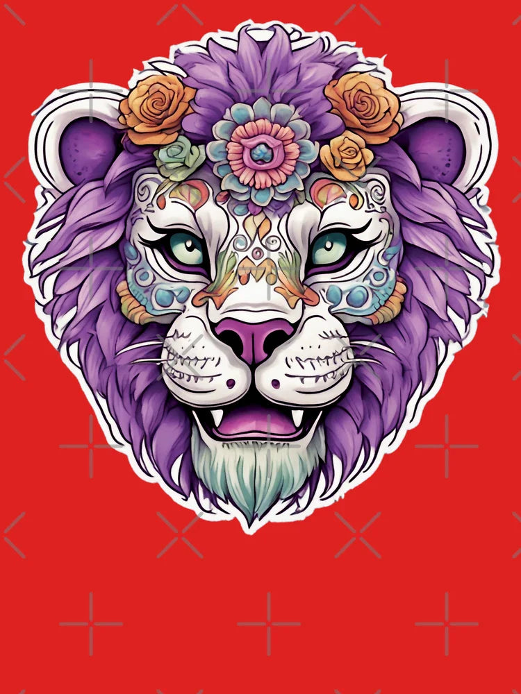 fantasy lion`s head done in mandalay style Classic T-Shirt