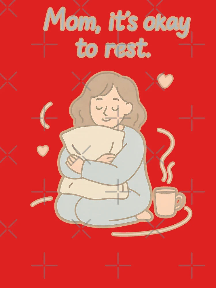 Mom, It’s Okay to Rest – Gentle Reminder Doodle Classic T-Shirt