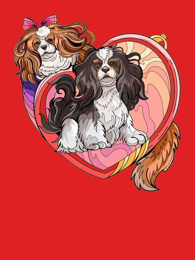 Cute Dogs heart Classic T-Shirt