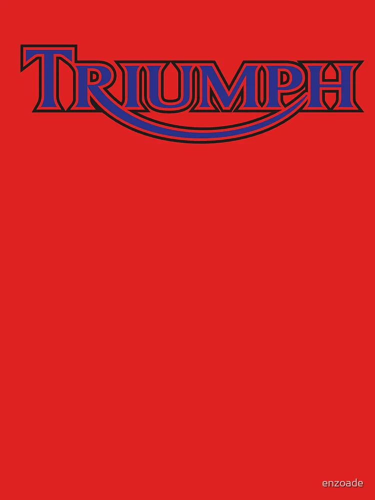 Triumph blue classic logo Classic T-Shirt