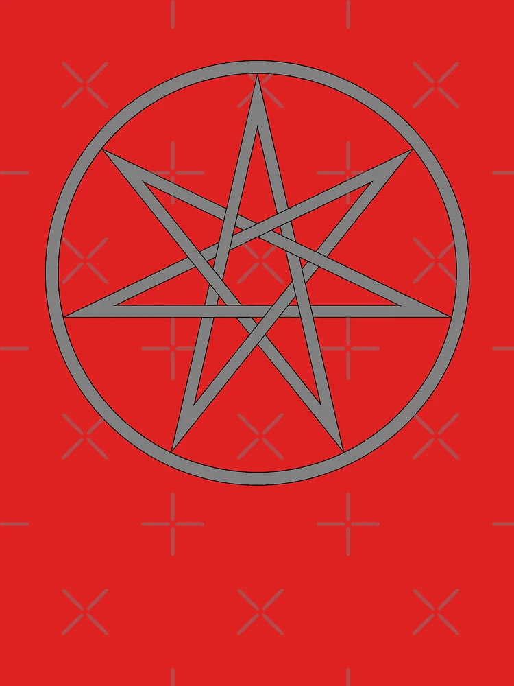 Seven pointed star gray Classic T-Shirt