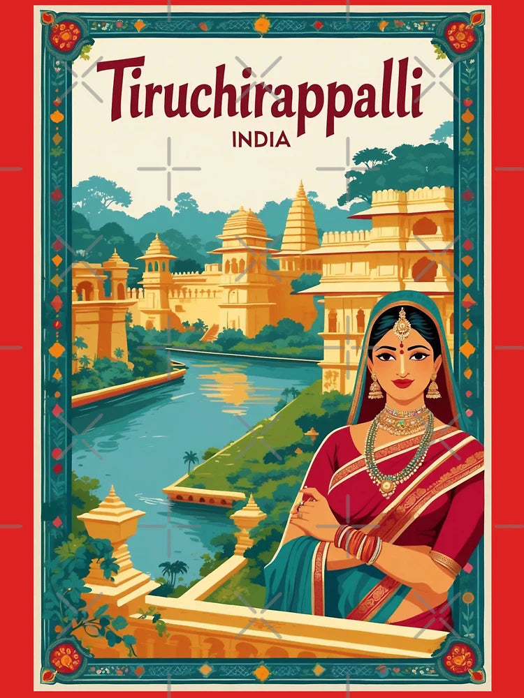 Tiruchirappalli India Vintage Travel Tourism  Classic T-Shirt