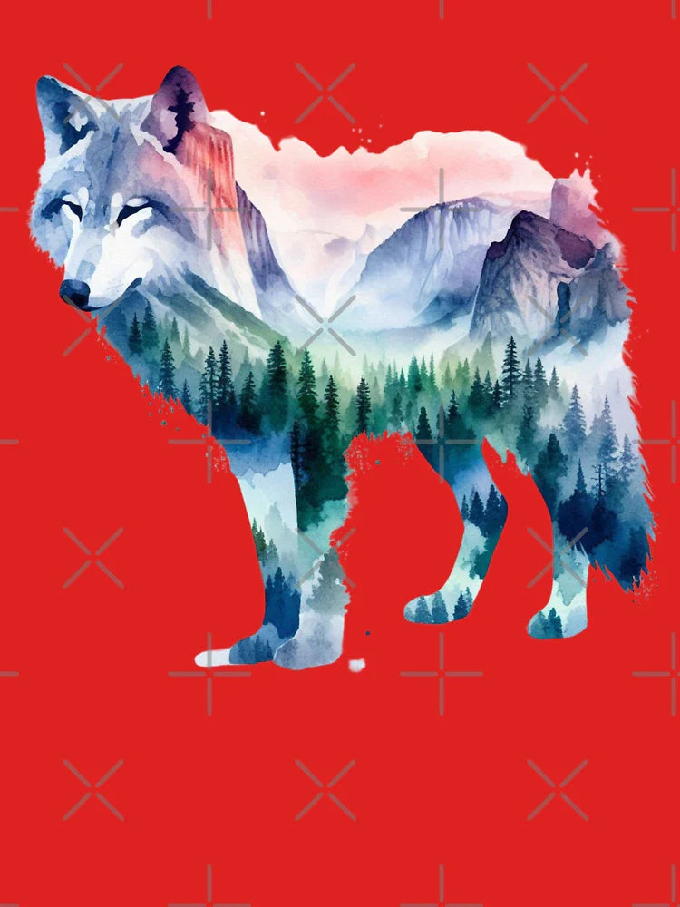 Mountain Spirit Wolf Classic T-Shirt