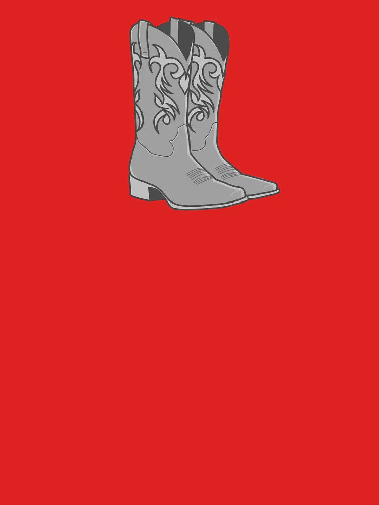 Cowboy Boots - Grey Classic T-Shirt