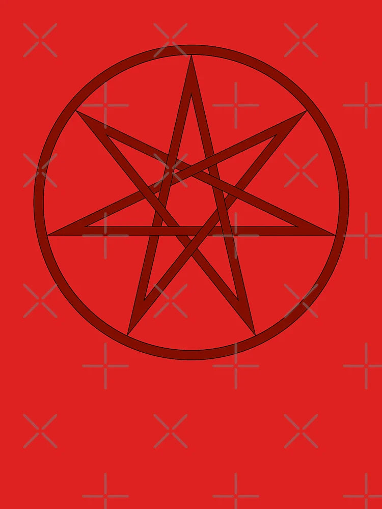 Seven pointed star maroon  Classic T-Shirt