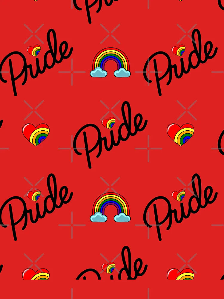 Rainbows Hearts Clouds Pride Design Classic T-Shirt