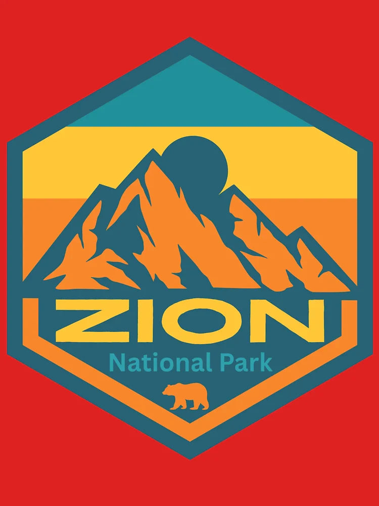 Zion National State Park Classic T-shirt Sticker Classic T-Shirt