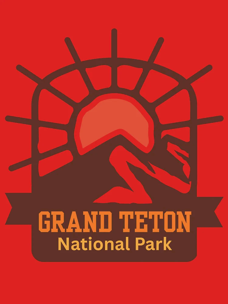 Grand Teton National State Park Classic T-shirt Sticker Classic T-Shirt