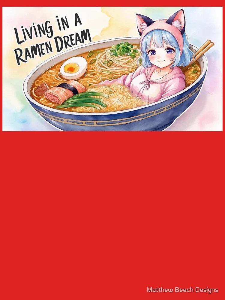 Anime Girl Ramen Paradise Classic T-Shirt