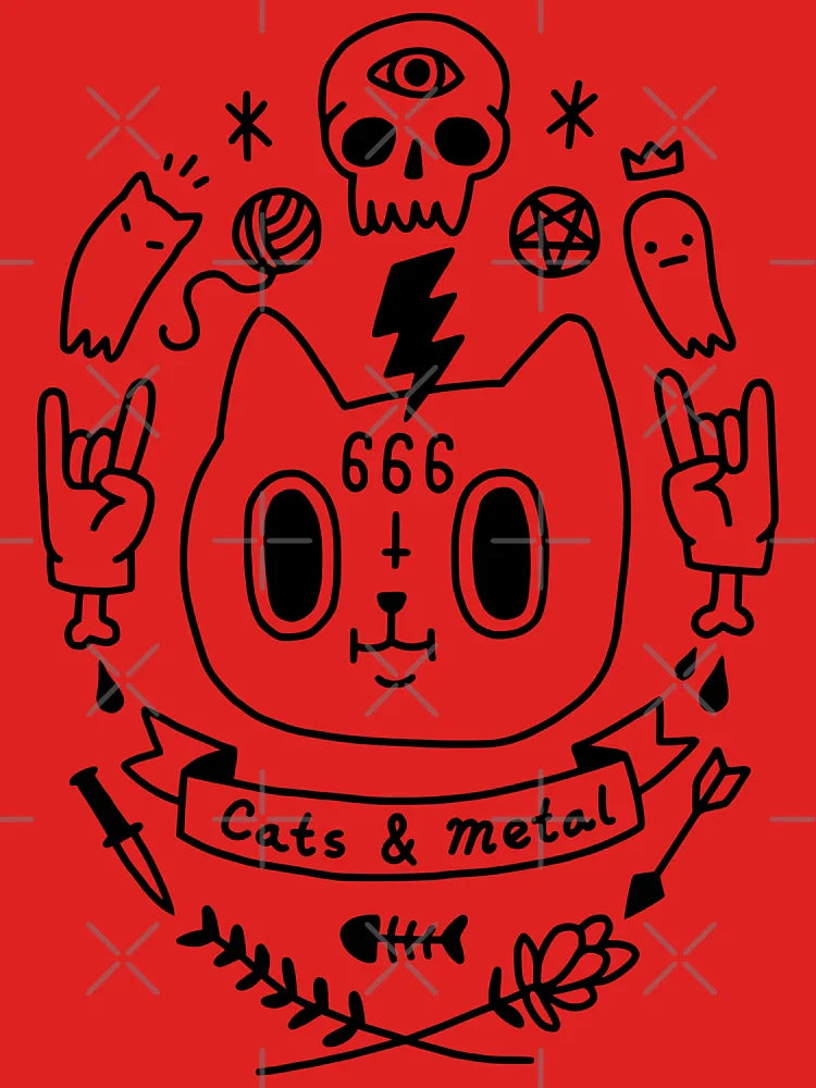 Cats and Metal Classic T-Shirt