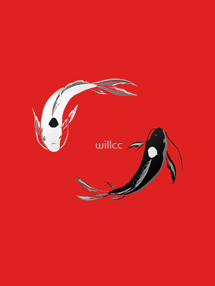 Yin Yang Koi - Avatar Classic T-Shirt