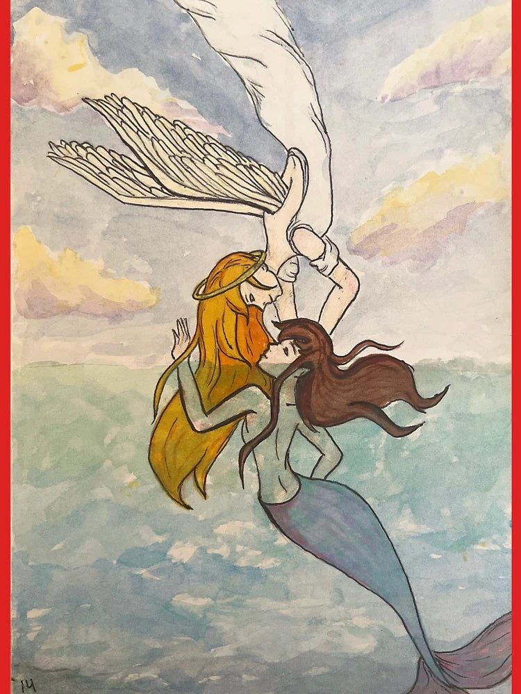 Angel and Mermaid Classic T-Shirt