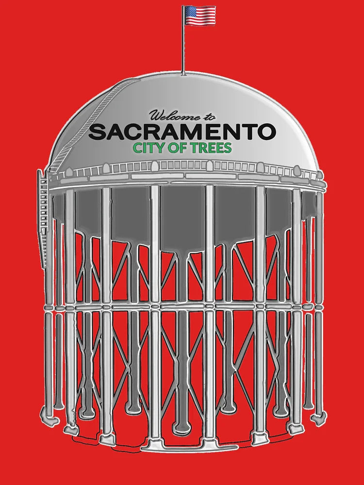 Sacramento City of Trees Tower Picaflor Clothing Classic T-Shirt