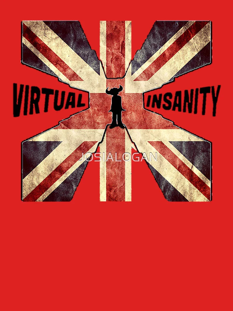 Virtual Insnaity Vintage Union Jack Classic T-Shirt