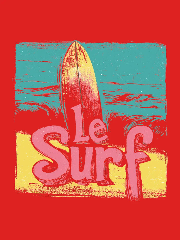 Le Surf – Retro French Surf Vibes Classic T-Shirt