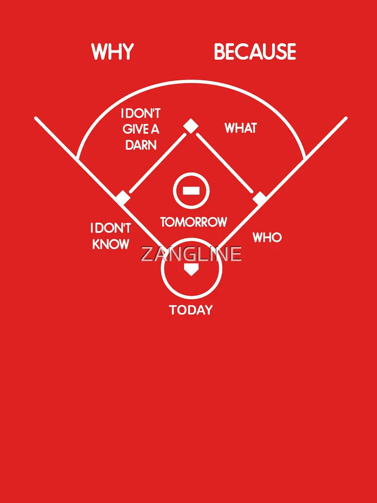abbott & costello who's on first  , What's on second, I don't know is on third, today is pitching, tomorrow's catching Classic T-Shirt