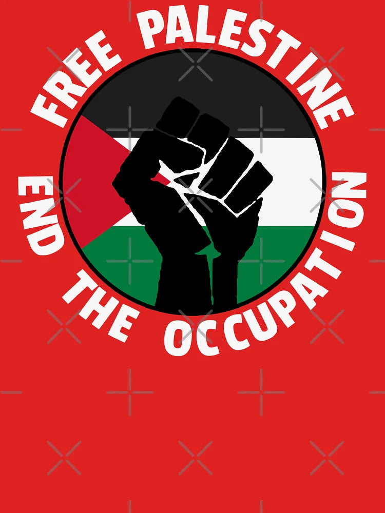 Free Palestine - End The Occupation (White Text) Classic T-Shirt