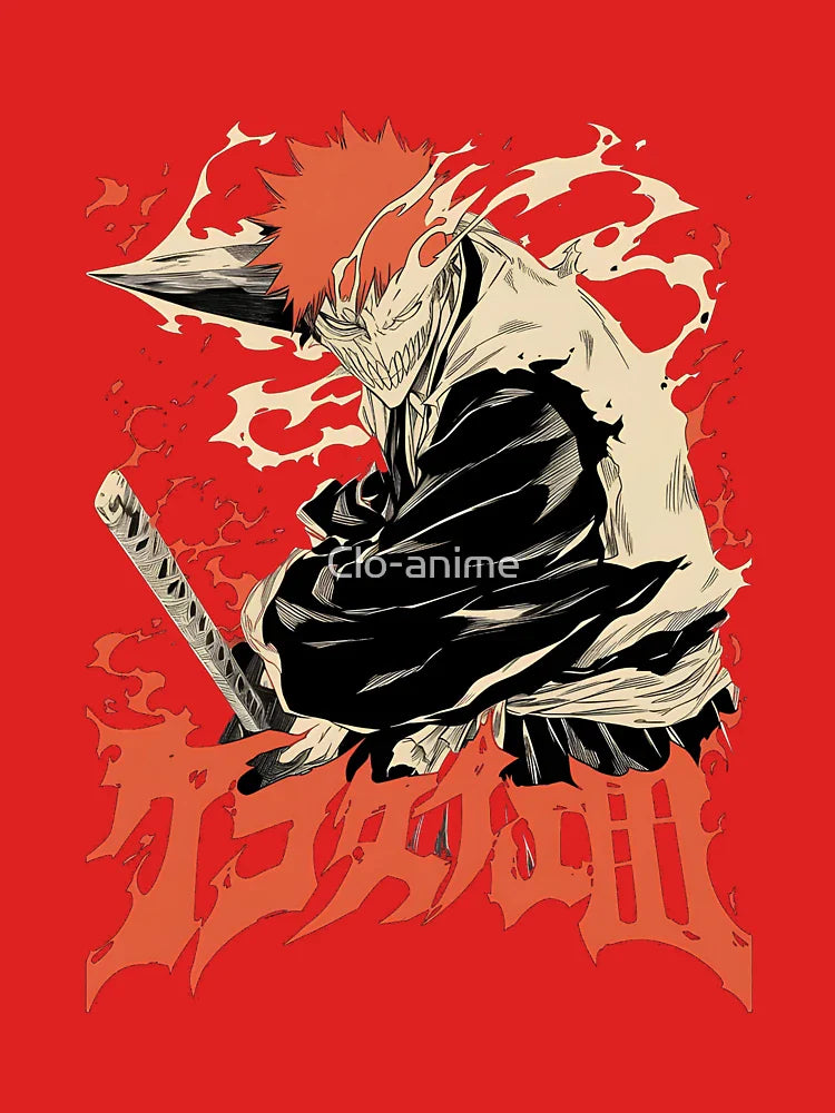 Bleach Kurosaki Ichigo Hollow Mode Art Classic T-Shirt