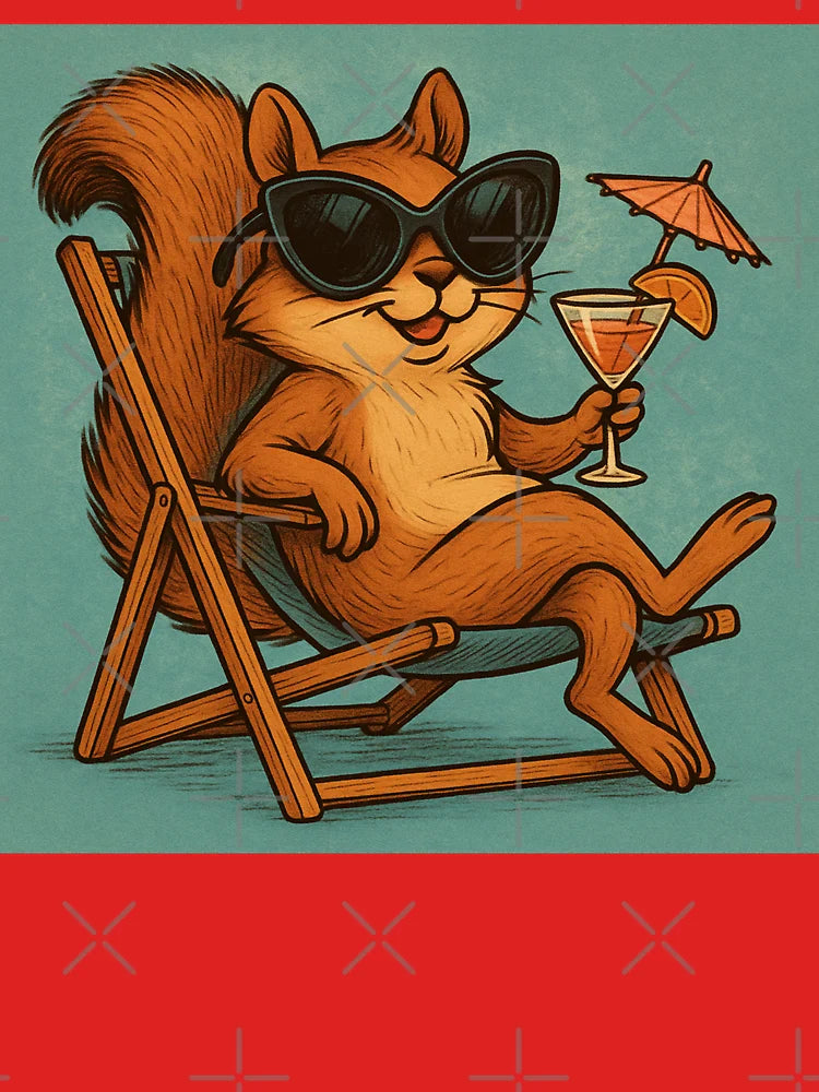 Sassy Squirrel on Vacation Classic T-Shirt