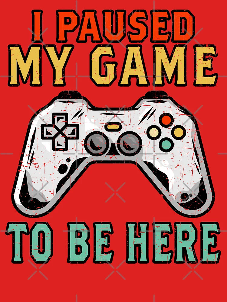 I Paused My Game To Be Here Gift Gamer For Teen Boys Gaming Classic T-Shirt