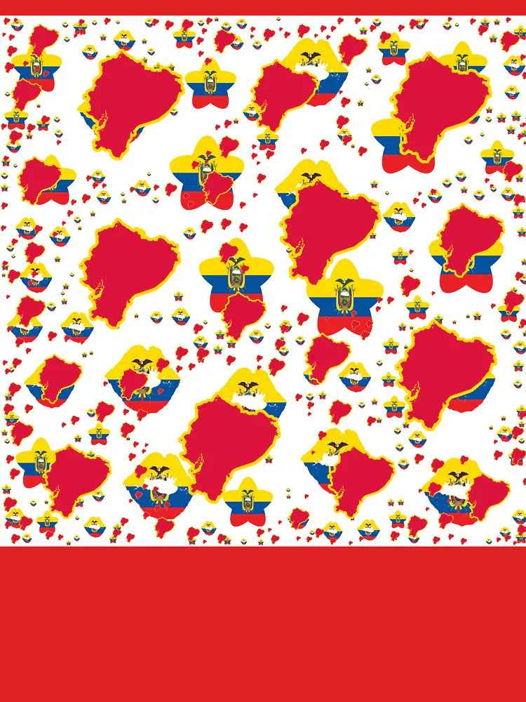 Ecuador Montage With Country Shape Stars And Flag Overlays | Ecuador Montage With Country Shape Stars And Flag Overlays | Ecuador Montaje con sobreimpresiones de países, estrellas y bandera Classic T-Shirt