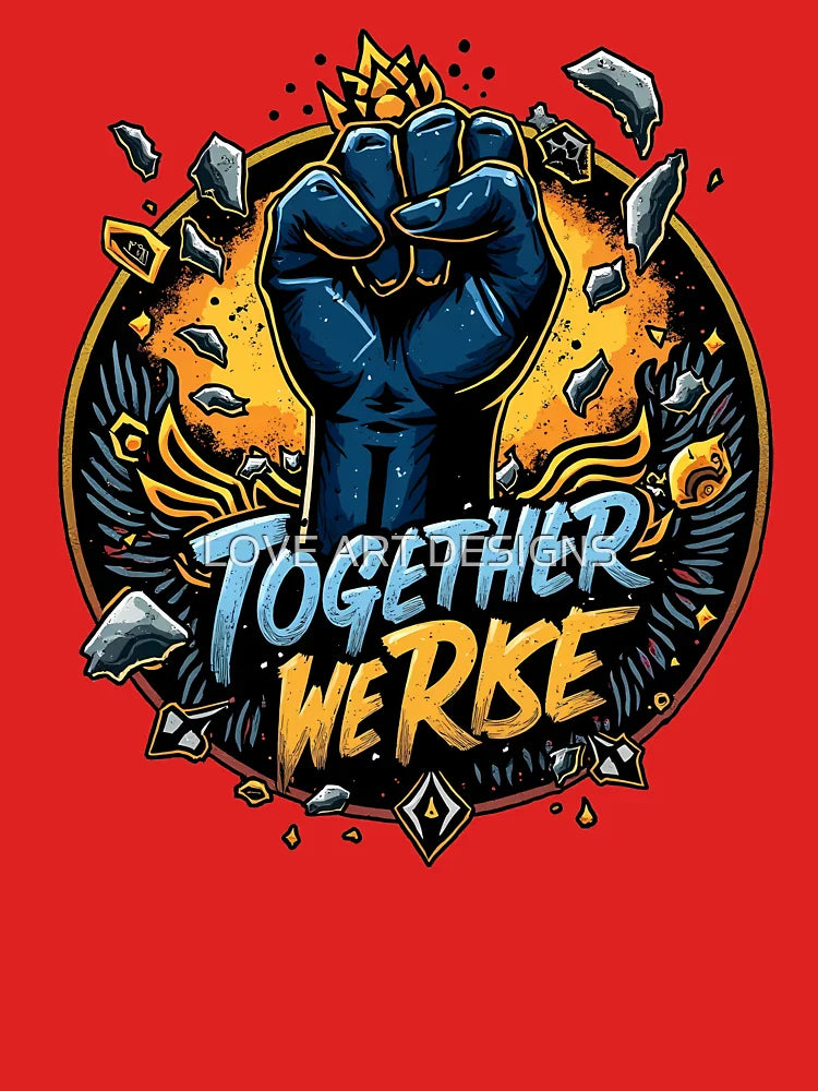 Juneteenth circle emblem featuring interlocked arms Classic T-Shirt