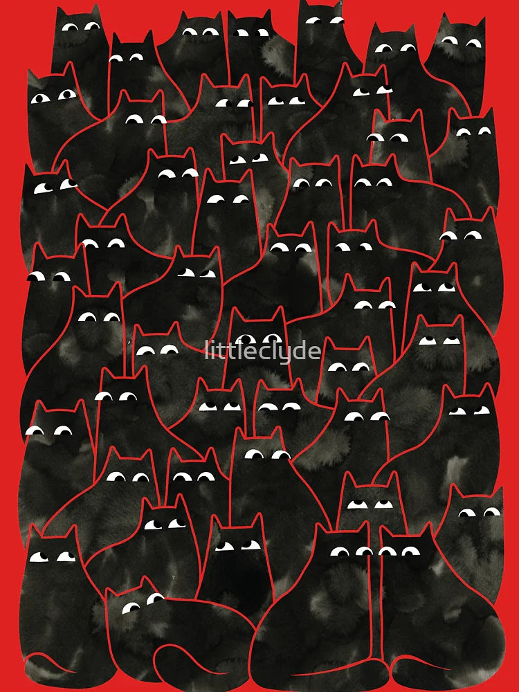 Suspicious Cats Classic T-Shirt