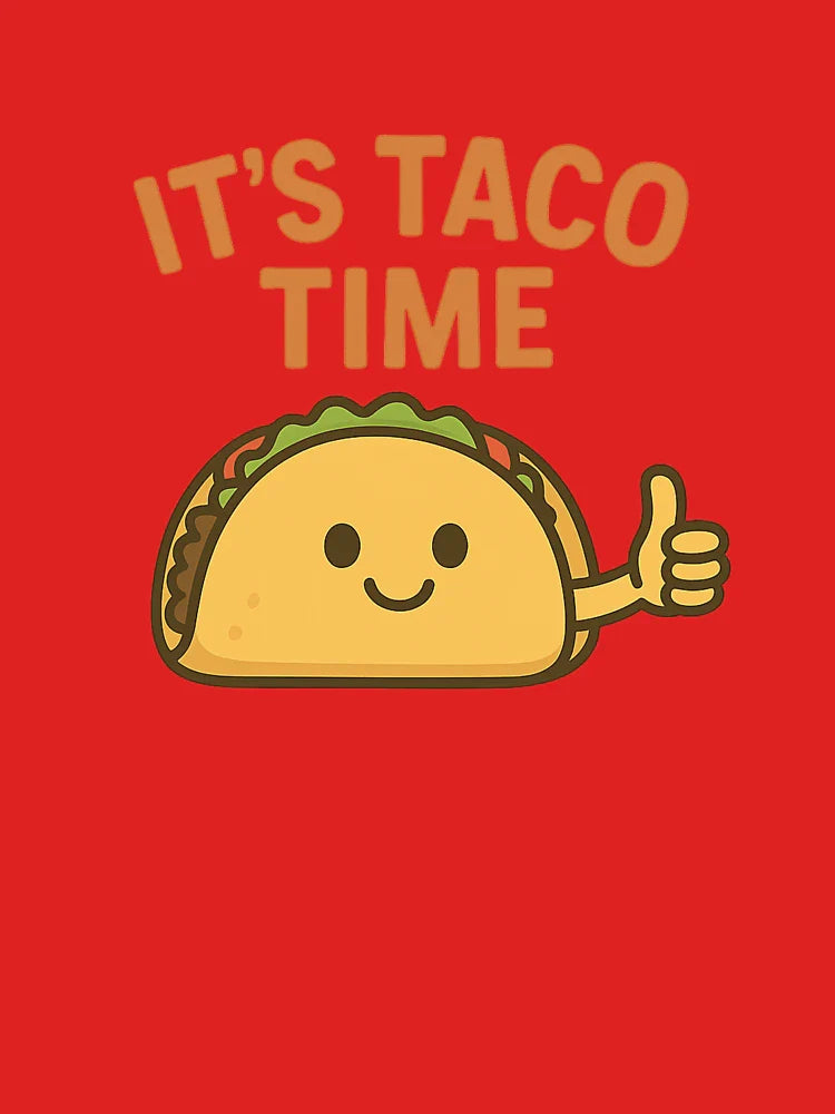 It's Taco Time - Happy Taco Mascot with Thumbs Up Classic T-Shirt