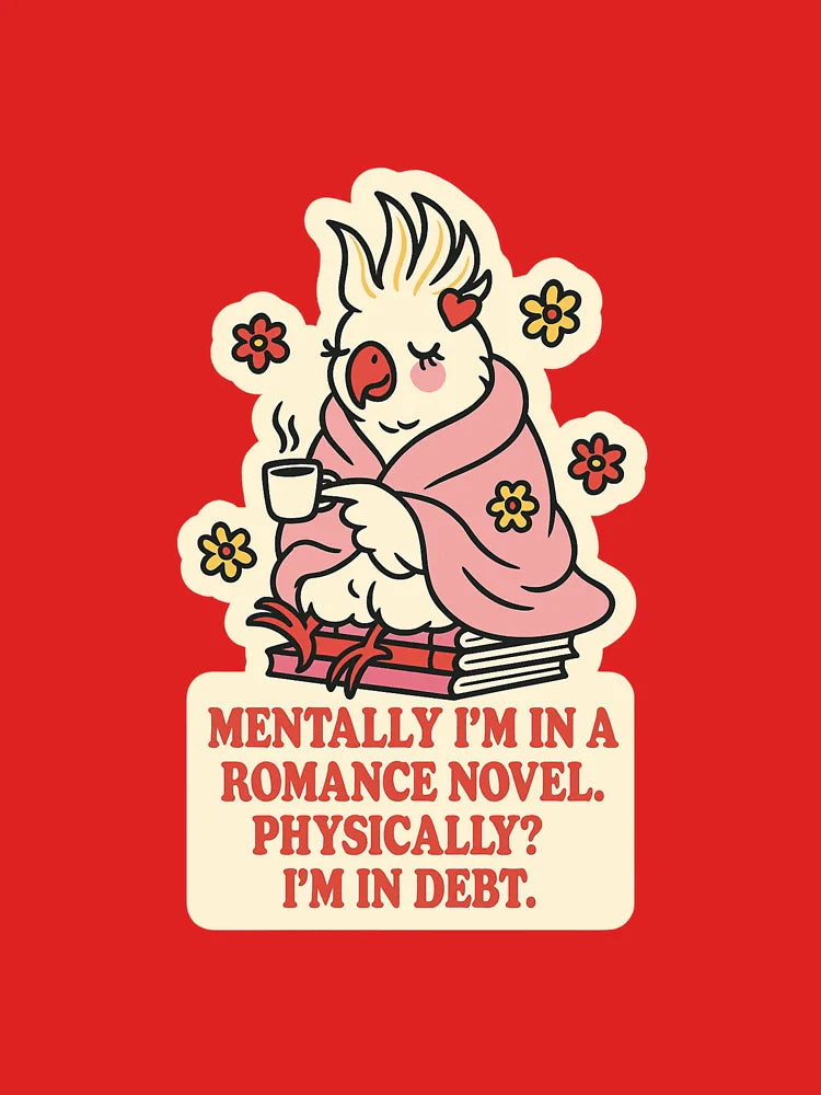 Romance Cockatoo Sticker  Classic T-Shirt