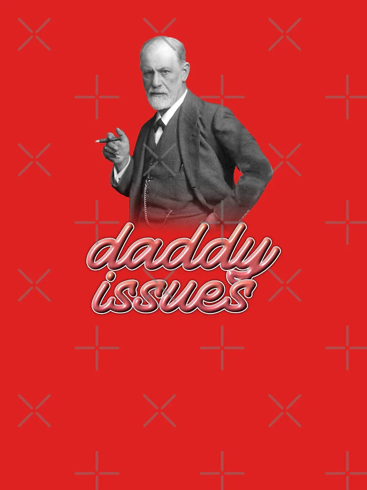 Sigmund Freud daddy issues psyhology design Classic T-Shirt