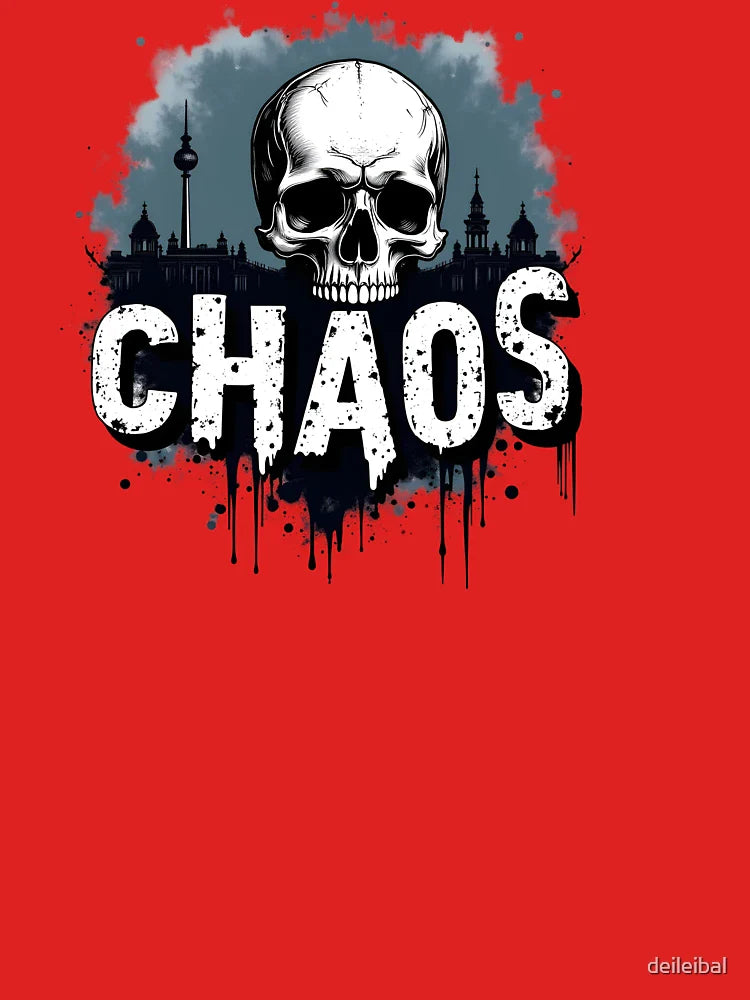 Dark Berlin Chaos Skull Classic T-Shirt