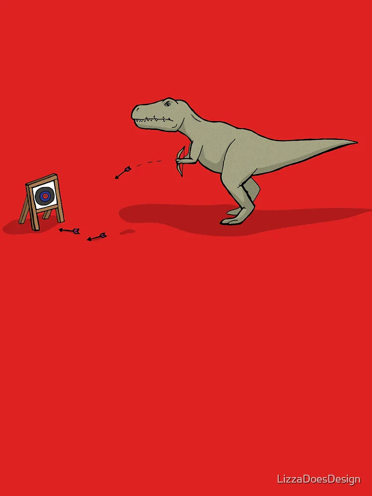 Tyrannosaur can't Archery Classic T-Shirt