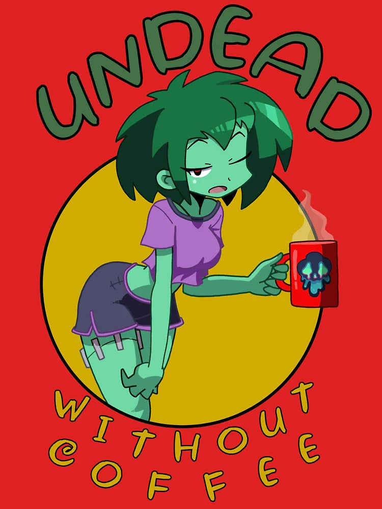 Undead Without Coffee Classic T-Shirt