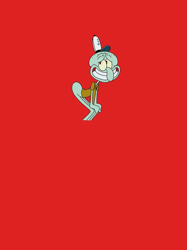 Squidward Nervous About Throwing it Back Classic T-Shirt