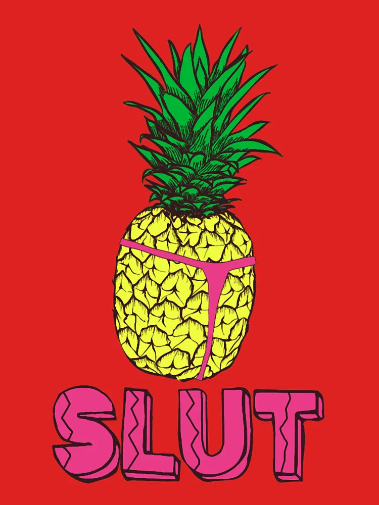 Slutty Pineapple T-Shirt Brooklyn Nine-Nine Pineapple in Thong Tshirt Pineapple Slut Tropical Grap Classic T-Shirt