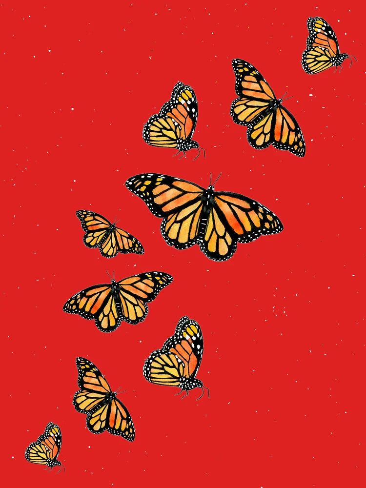 Monarch butterflies summer night sky Classic T-Shirt