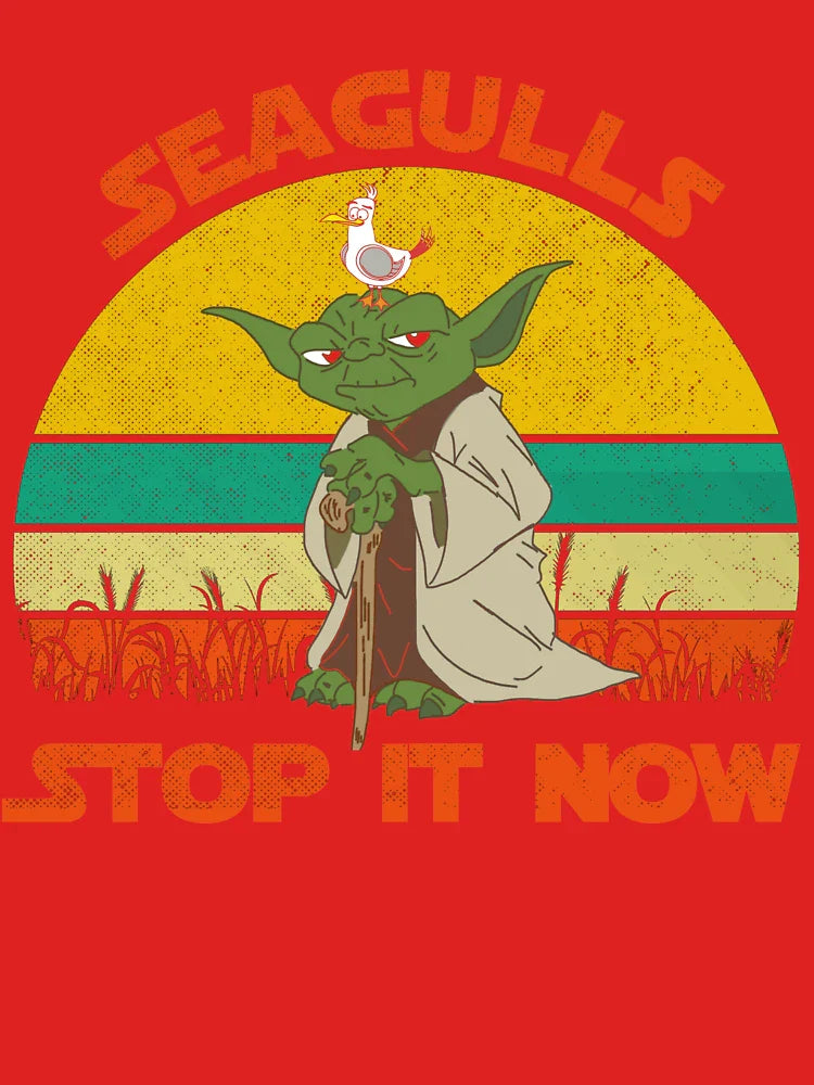 young vintage seagulls stop it now gift for fans Classic T-Shirt