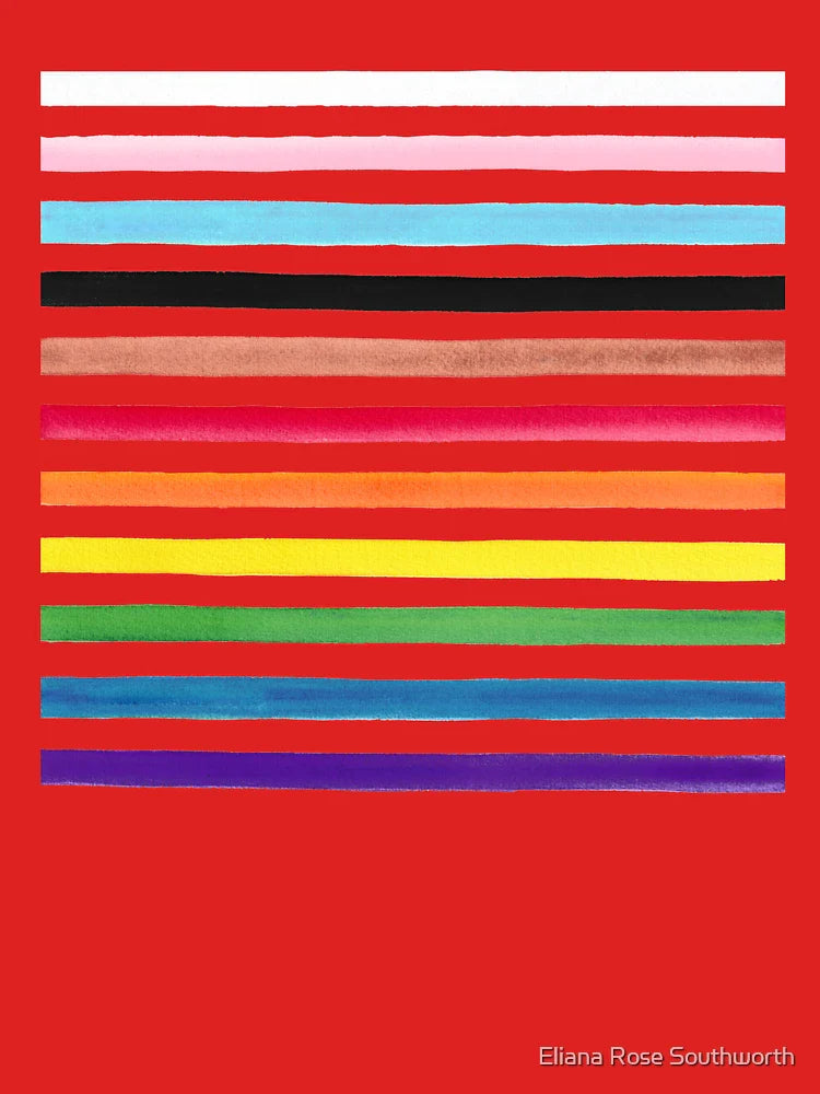 Progress Pride Stripes Classic T-Shirt