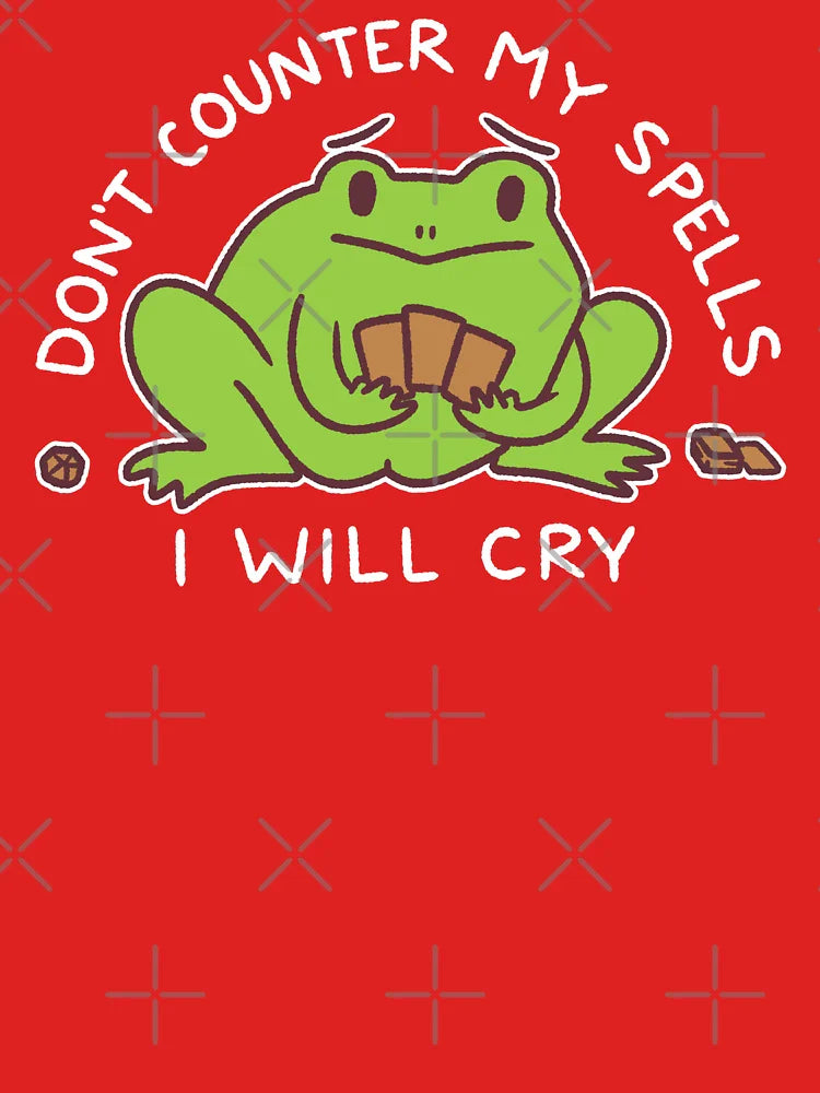Funny Trading Card Game Frog Don't Counter My Spells Classic T-Shirt