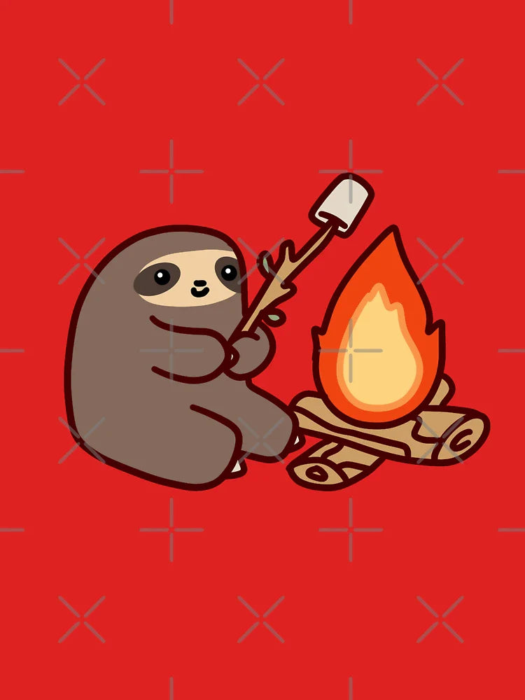 Campfire Sloth Classic T-Shirt