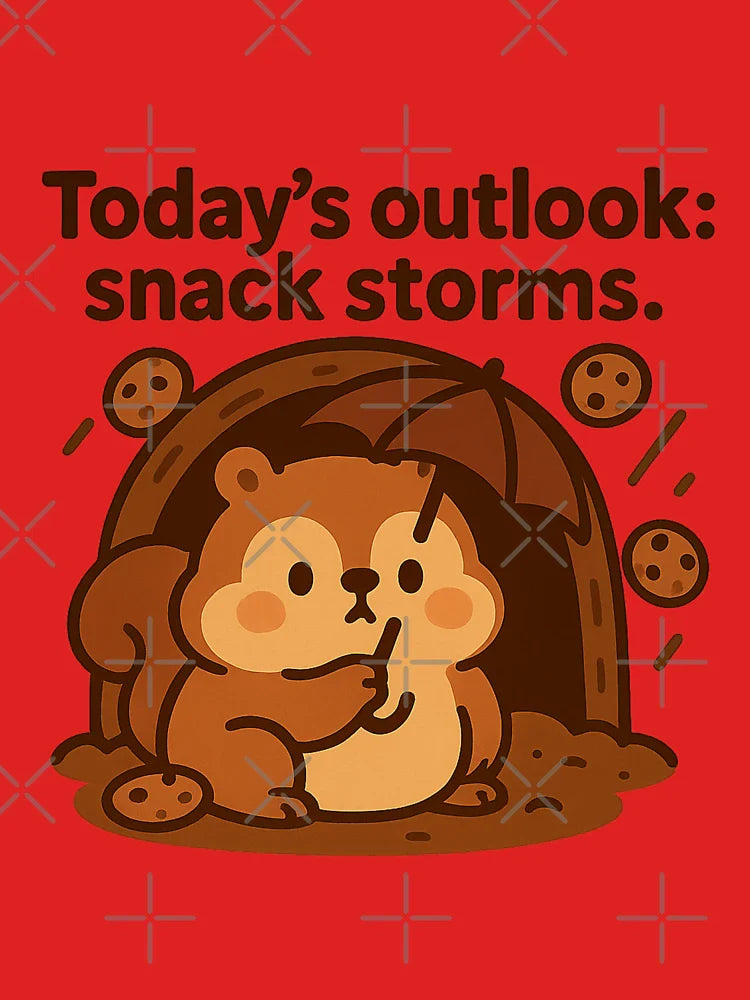 Funny Weather Squirrel Mole Cookie Snack Animal Art Classic T-Shirt