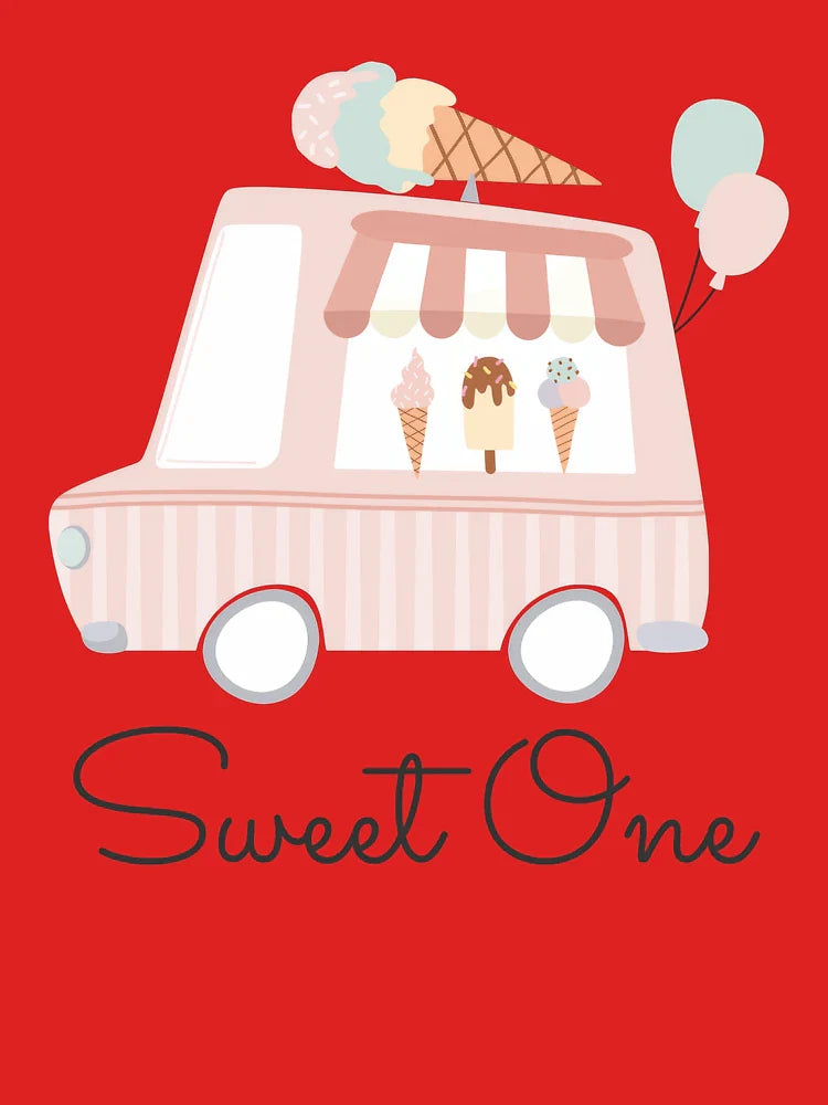 Sweet One Ice Cream First Birthday Minimalist Classic T-Shirt