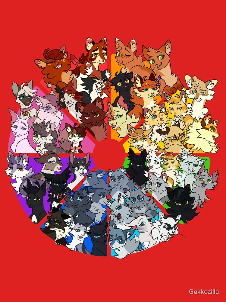 Warrior cats color wheel Classic T-Shirt