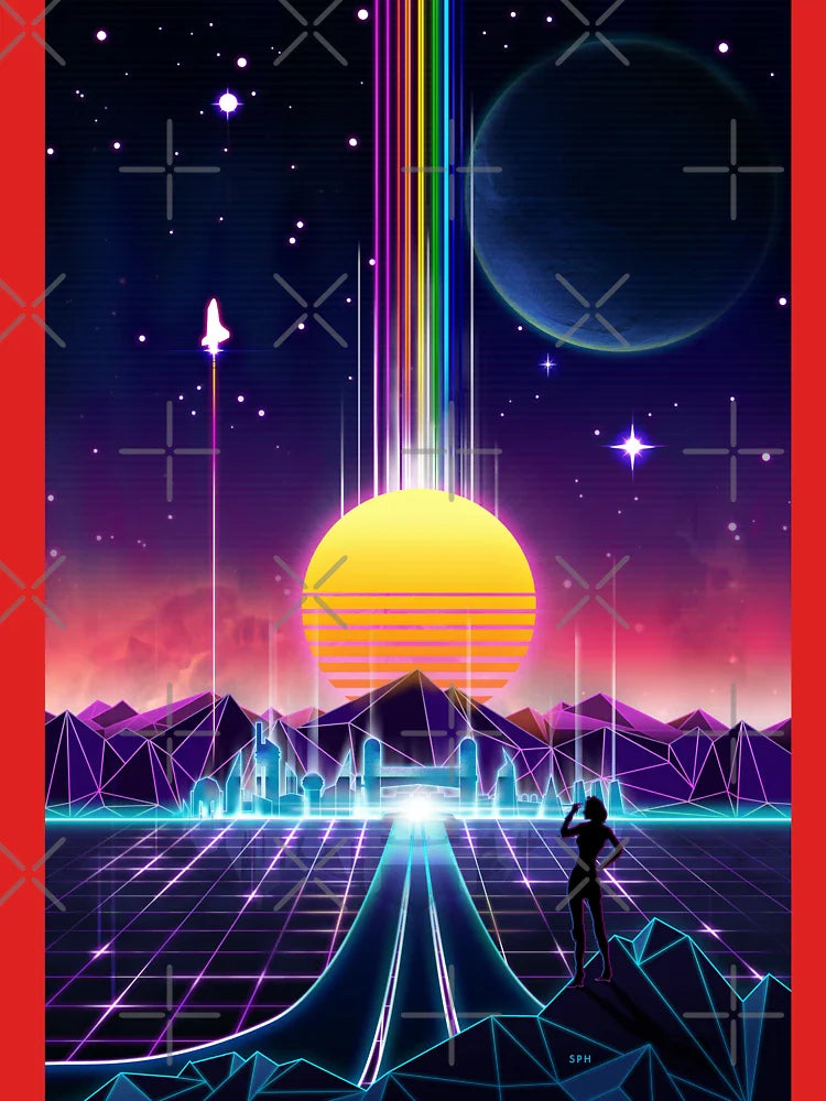 Neon Sunrise Classic T-Shirt