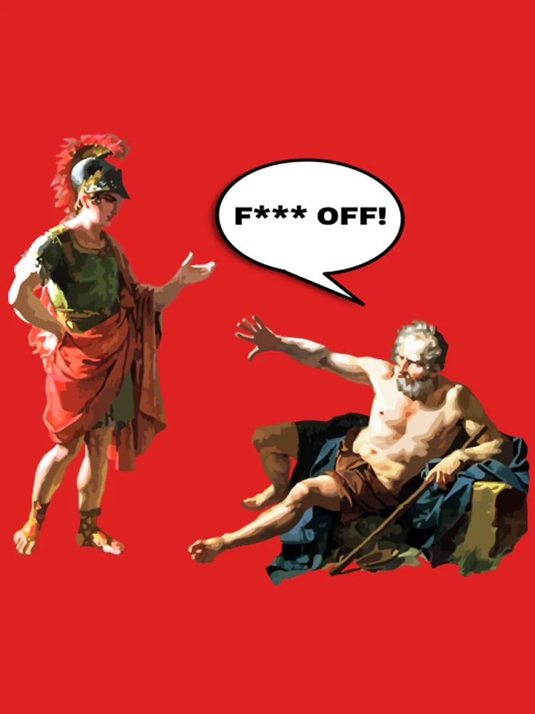 Diogenes & Alexander the Great - Fuck Off Classic T-Shirt