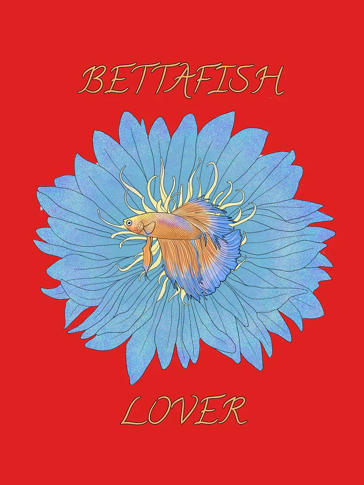Halfmoon Bettafish + Cornflower  Classic T-Shirt