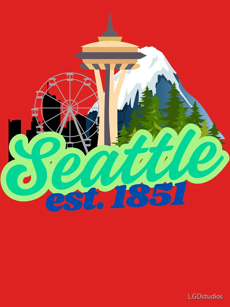 Seattle Green Classic T-Shirt